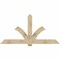 Ekena Millwork Redmond Rough Sawn Timber Gable Bracket, Douglas Fir, 84"W x 42"H x 6"D x 6"F, 12/12 Pitch GBW084X42X0606RED00RDF - alternate 1